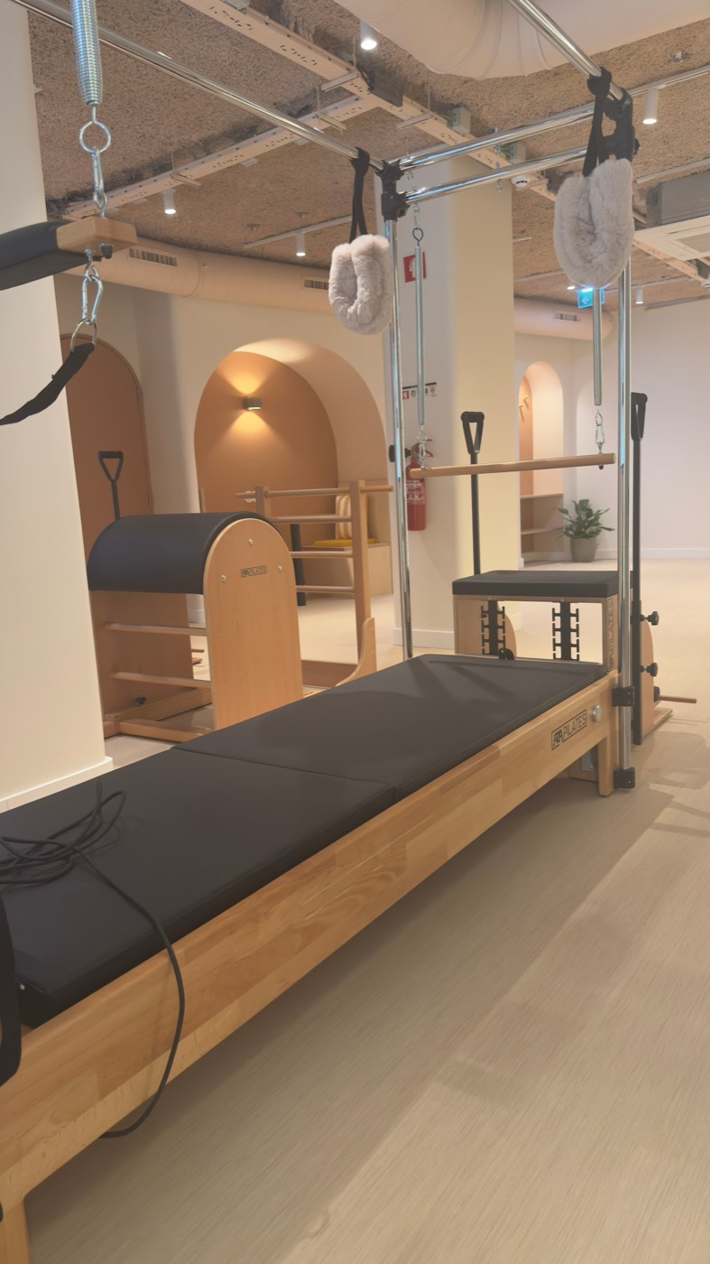 Pilates equipment at the BloomFit studio
